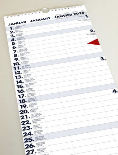 STREIFENPLANER - BÜROPLANER - FAMILIENPLANER - KÜCHENPLANER